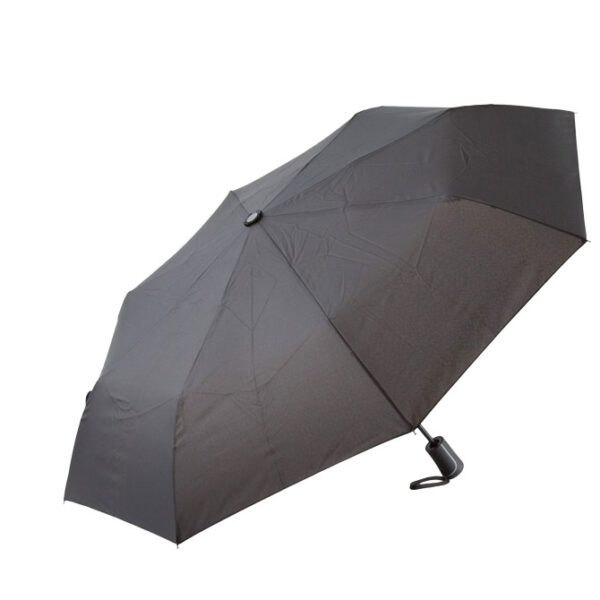 Kišobran automatik (otvaranje+zatvaranje) sklopivi s plast.drškom Anda AP808406 crni!!