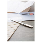 Nož za poštu metalni 15 cm srebrni - Slika 4