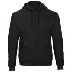 Majica dugi rukavi zip B&C ID.205 270g crna S!!