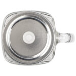 Čaša staklena sa drškom Treviso prozirna!! - Slika 2