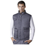 Prsluk muški zip Almanzor CQ50670523 sivi 2XL - Slika 2