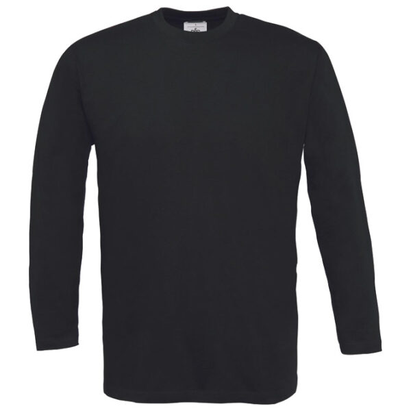 Majica dugi rukavi B&C Exact 190 LSL crna S!!