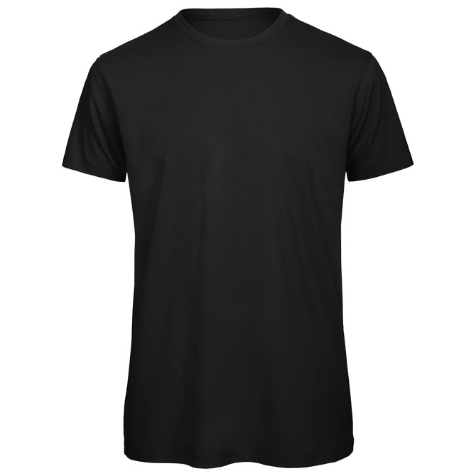 900003365 Majica kratki rukavi B&C Inspire T/men 140g crna M - Slika 1