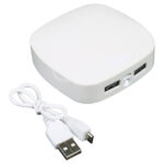 Punjač za mobilne uređaje plastični prijenosni bijeli!!