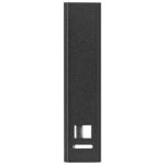 Punjač za mobilne uređaje aluminijski prijenosni crni - Slika 2