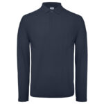 Majica dugi rukavi polo B&C ID.001 LSL 180g tamnoplava 3XL
