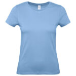 Majica kratki rukavi B&C #E150/women nebo plava 2XL