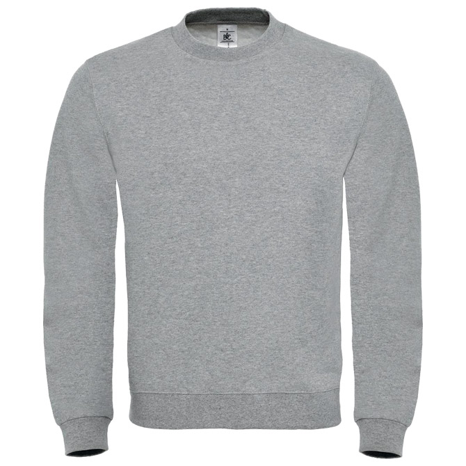 900004636 Majica dugi rukavi B&C ID.002 280g svijetlosiva 3XL!! - Slika 1