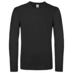 Majica dugi rukavi B&C #E150 LSL crna S
