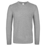 Majica dugi rukavi B&C #E150 LSL svijetlosiva 3XL