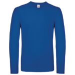 Majica dugi rukavi B&C #E150 LSL zagrebačko plava S