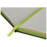 Notes A5 crte 80L šamoa s gumicom Cuxhaven crno/svijetlozeleni - Slika 3