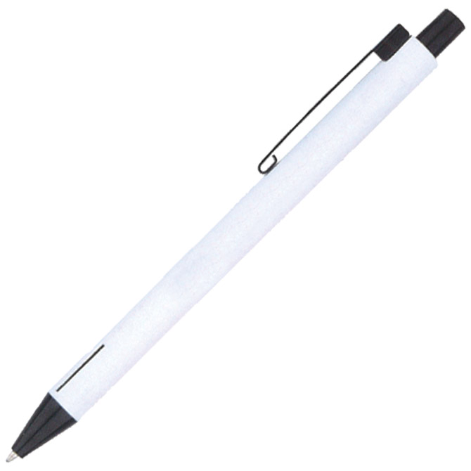 900004975 Olovka kemijska metalna YFA2661B Berlin bijela/crna!! - Slika 1