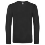 Majica dugi rukavi B&C #E190 LSL crna XL!!