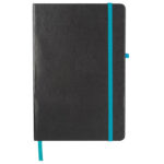 Notes A5 crte 80L šamoa s gumicom Cuxhaven crno/svijetloplavi - Slika 5