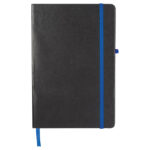 Notes A5 crte 80L šamoa s gumicom Cuxhaven crno/tamnoplavi - Slika 4