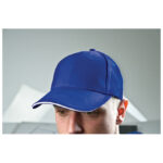 Kapa šilt 6 panela sendvič tamnoplava - Slika 2