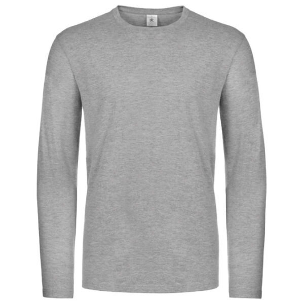 Majica dugi rukavi B&C #E190 LSL svijetlosiva XL!!