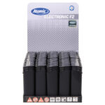 Upaljač elektronski gumirani mat Atomic F2 Rubber crno/crni - Slika 2