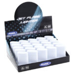 Upaljač elektronski gumirani mat Atomic Jet Flame Rubber bijela - Slika 2