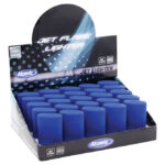 Upaljač elektronski gumirani mat Atomic Jet Flame Rubber plava - Slika 2