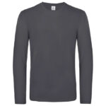 Majica dugi rukavi B&C #E190 LSL tamnosiva L!!