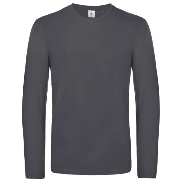 Majica dugi rukavi B&C #E190 LSL tamnosiva XL!!